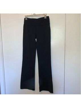 Women's Roots Black Boot Cut Yoga Pants Size S